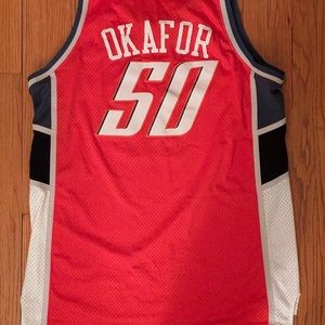 Vintage Emeka Okafor Charolette Bobcats Reebok Jersey (XL)
